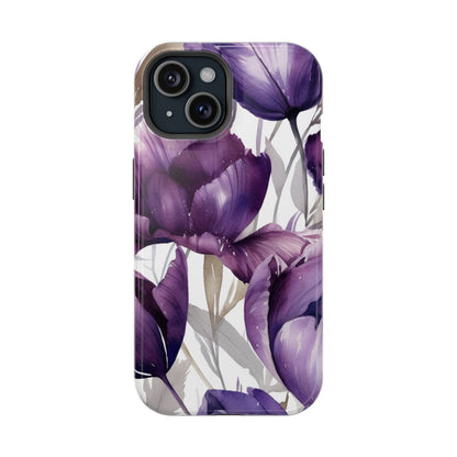 Magnetic Phone Case (Watercolor Flower)