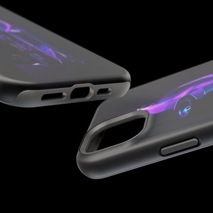 Magnetic Phone Case (Purple Future Car)