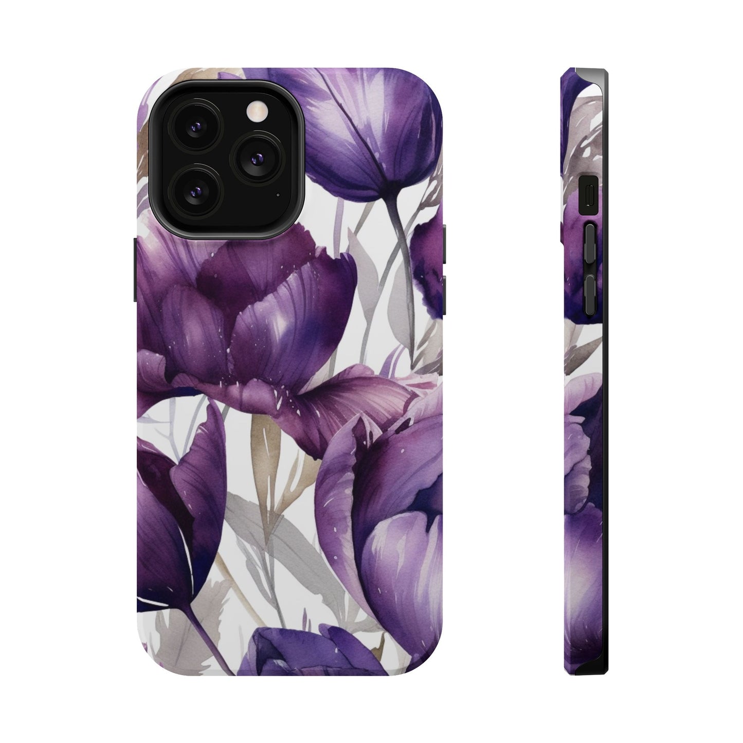 Magnetic Phone Case (Watercolor Flower)