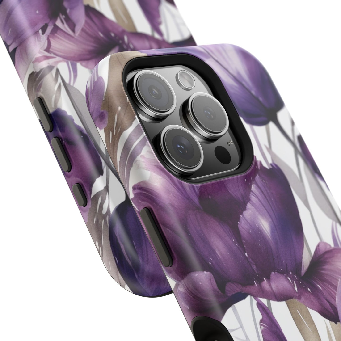 Magnetic Phone Case (Watercolor Flower)