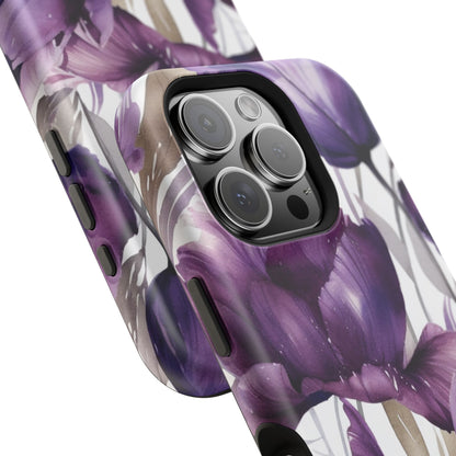 Magnetic Phone Case (Watercolor Flower)