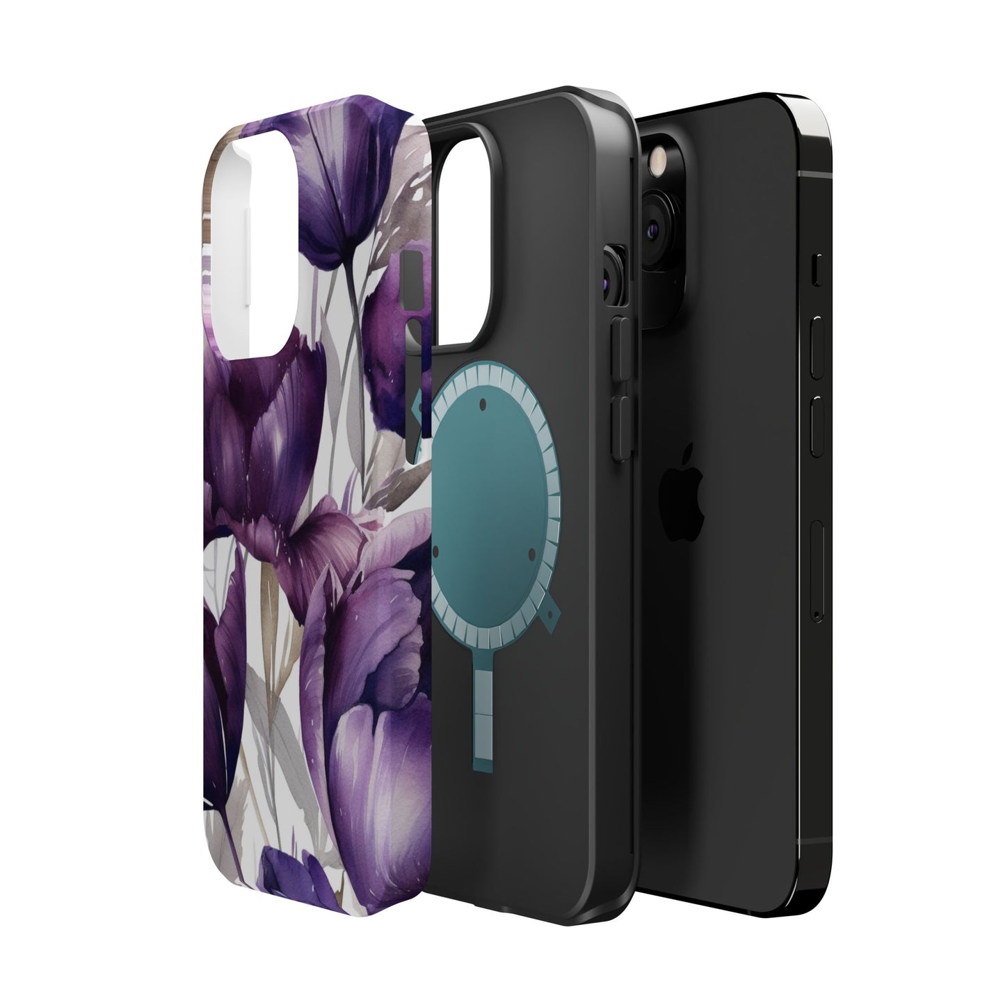 Magnetic Phone Case (Watercolor Flower)