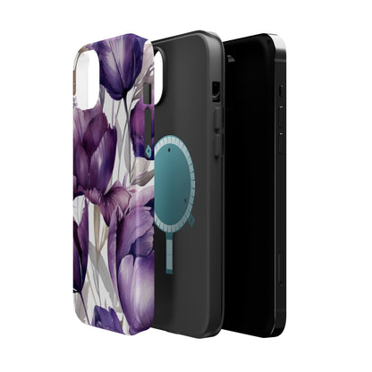 Magnetic Phone Case (Watercolor Flower)