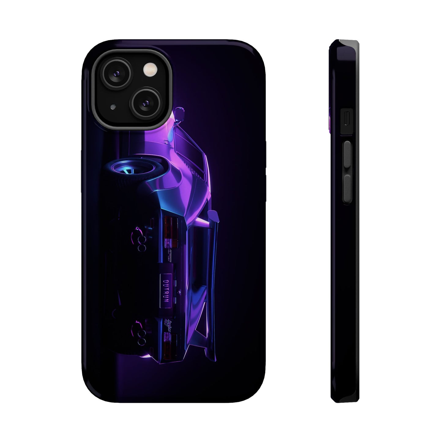 Magnetic Phone Case (Purple Future Car)