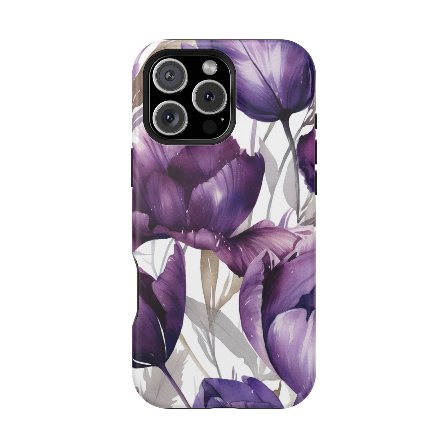 Magnetic Phone Case (Watercolor Flower)