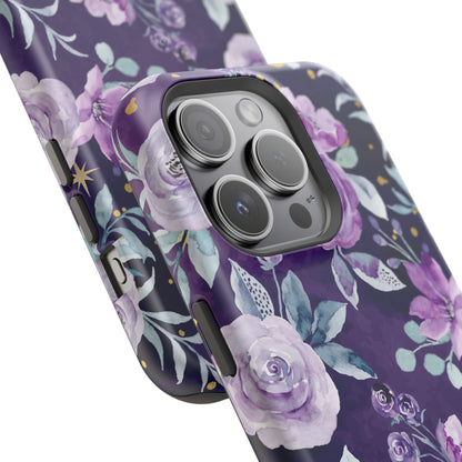 Magnetic Phone Case (Classic Floral *Special Purple Edition*)