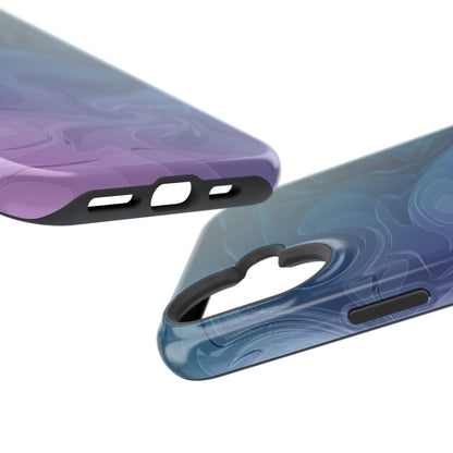 Magnetic Phone Case (Liquid Purple Pattern)