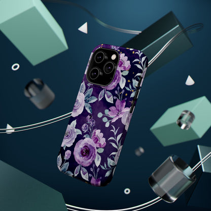 Magnetic Phone Case (Classic Floral *Special Purple Edition*)