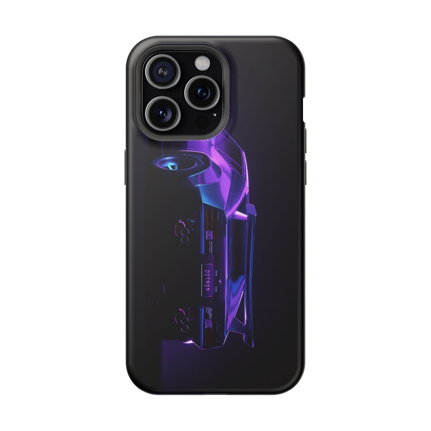 Magnetic Phone Case (Purple Future Car)