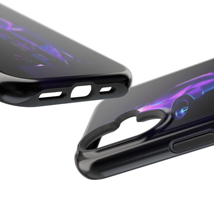 Magnetic Phone Case (Purple Future Car)