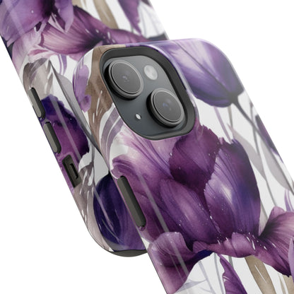 Magnetic Phone Case (Watercolor Flower)