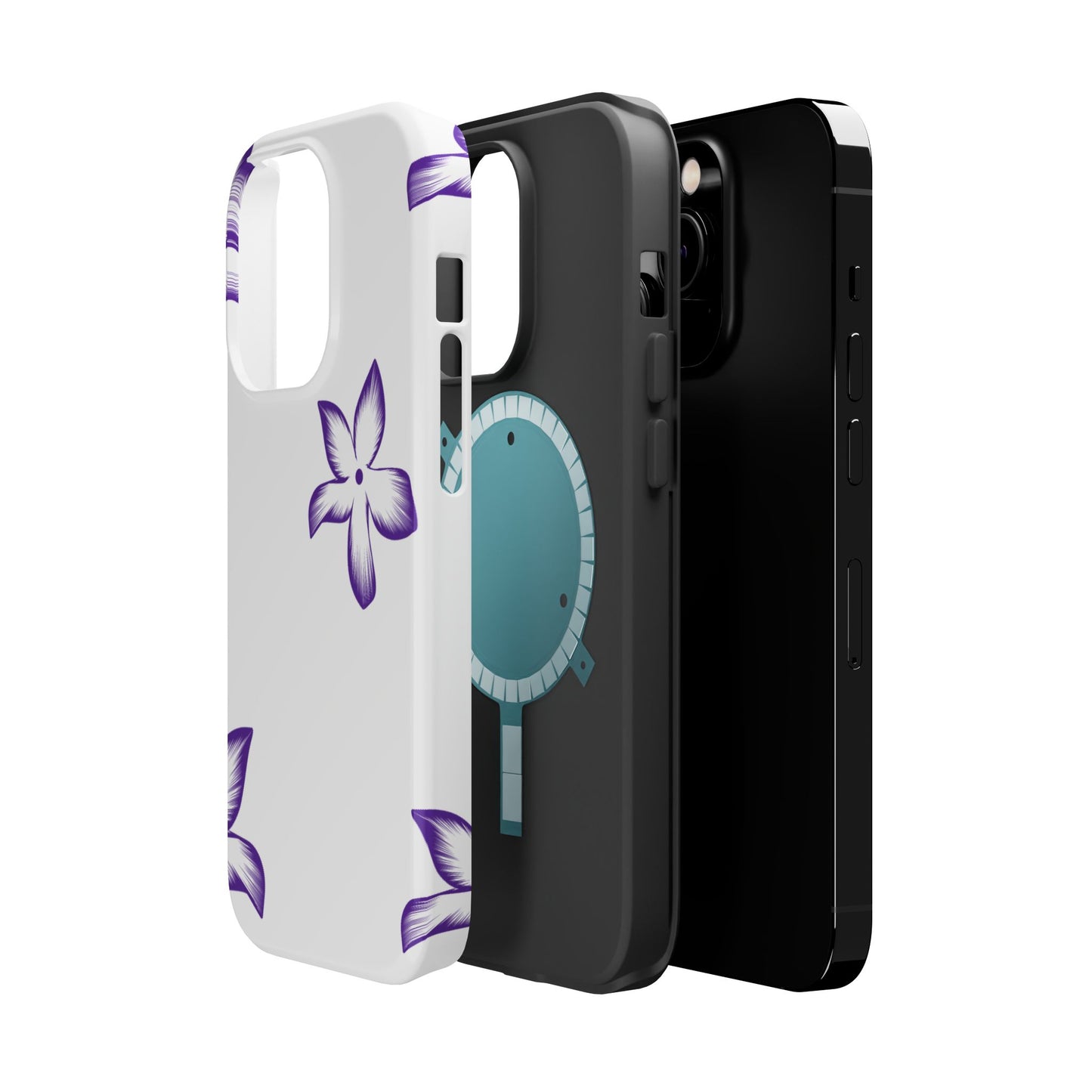 Magnetic Phone Case (Abstract Flower)