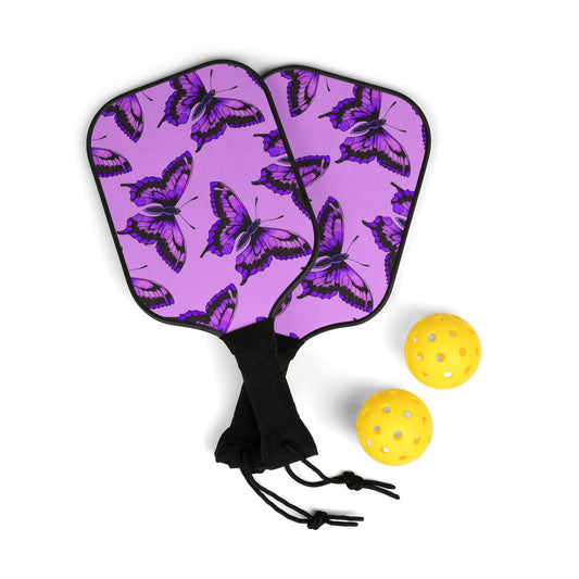 Pickleball Kit (Purple Butterfly)