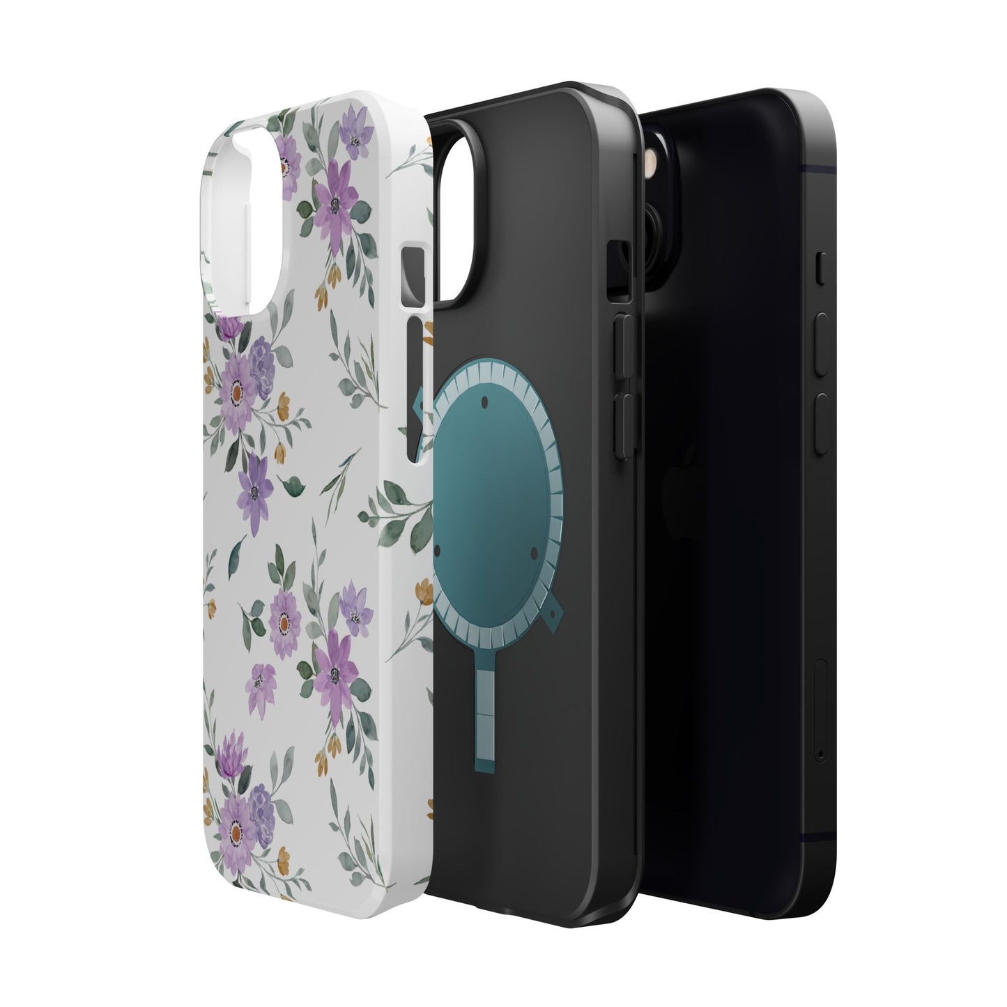 Magnetic Phone Case (Floral Pattern)