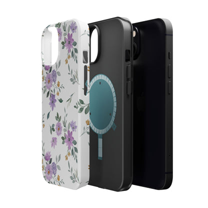 Magnetic Phone Case (Floral Pattern)