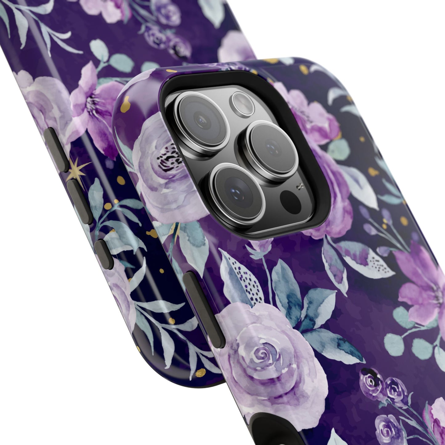 Magnetic Phone Case (Classic Floral *Special Purple Edition*)