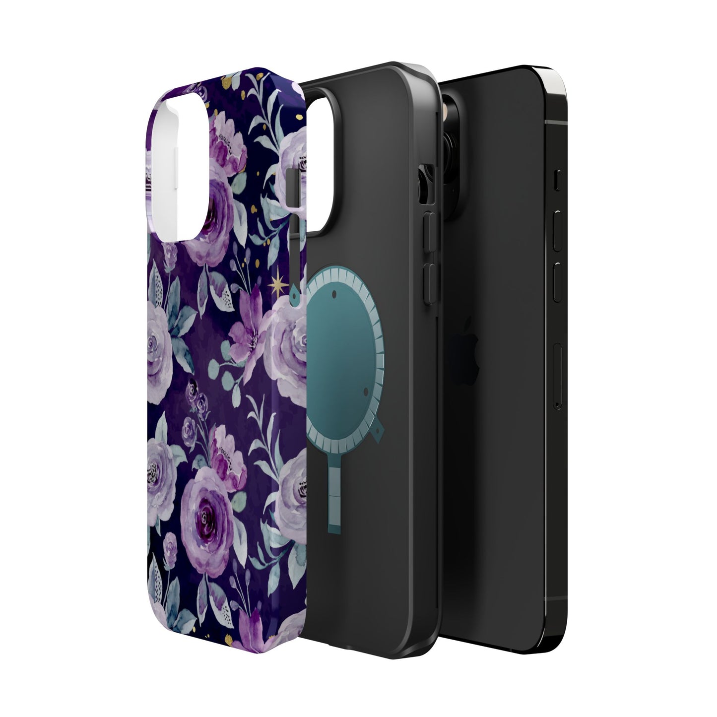 Magnetic Phone Case (Classic Floral *Special Purple Edition*)