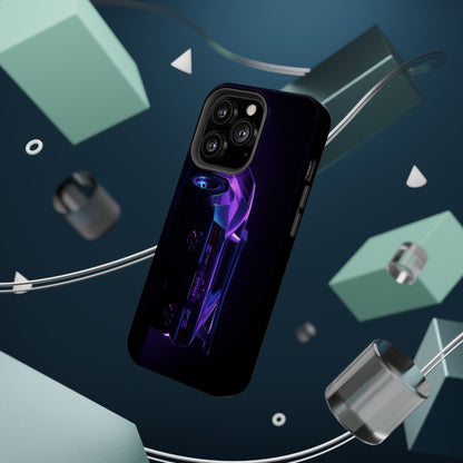 Magnetic Phone Case (Purple Future Car)