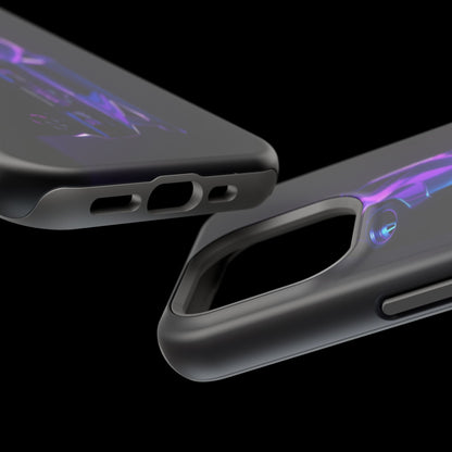 Magnetic Phone Case (Purple Future Car)