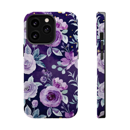 Magnetic Phone Case (Classic Floral *Special Purple Edition*)