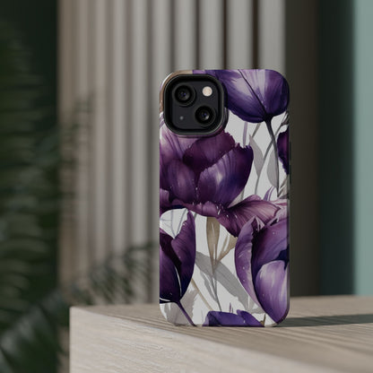 Magnetic Phone Case (Watercolor Flower)