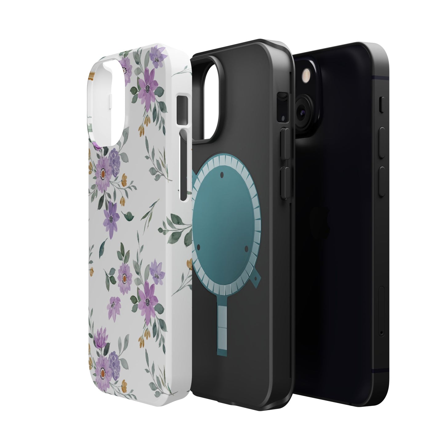 Magnetic Phone Case (Floral Pattern)