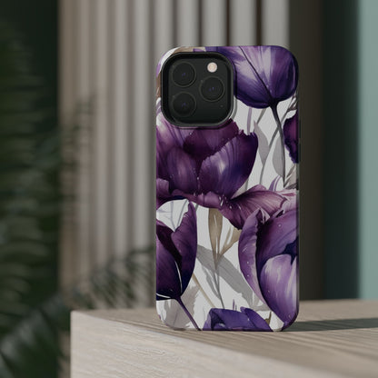 Magnetic Phone Case (Watercolor Flower)