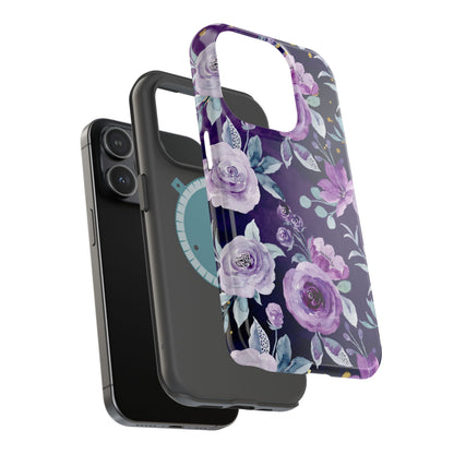 Magnetic Phone Case (Classic Floral *Special Purple Edition*)