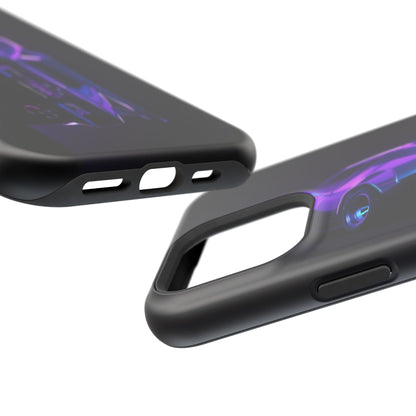 Magnetic Phone Case (Purple Future Car)