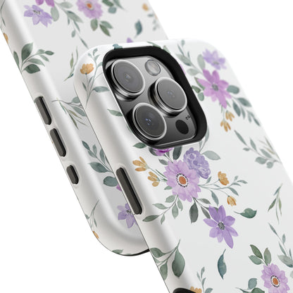 Magnetic Phone Case (Floral Pattern)