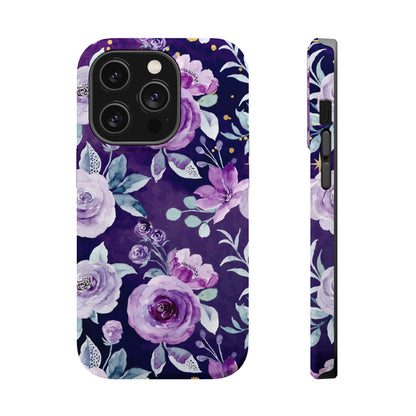 Magnetic Phone Case (Classic Floral *Special Purple Edition*)