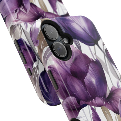 Magnetic Phone Case (Watercolor Flower)