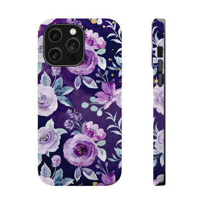 Magnetic Phone Case (Classic Floral *Special Purple Edition*)