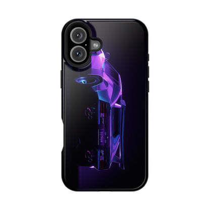 Magnetic Phone Case (Purple Future Car)