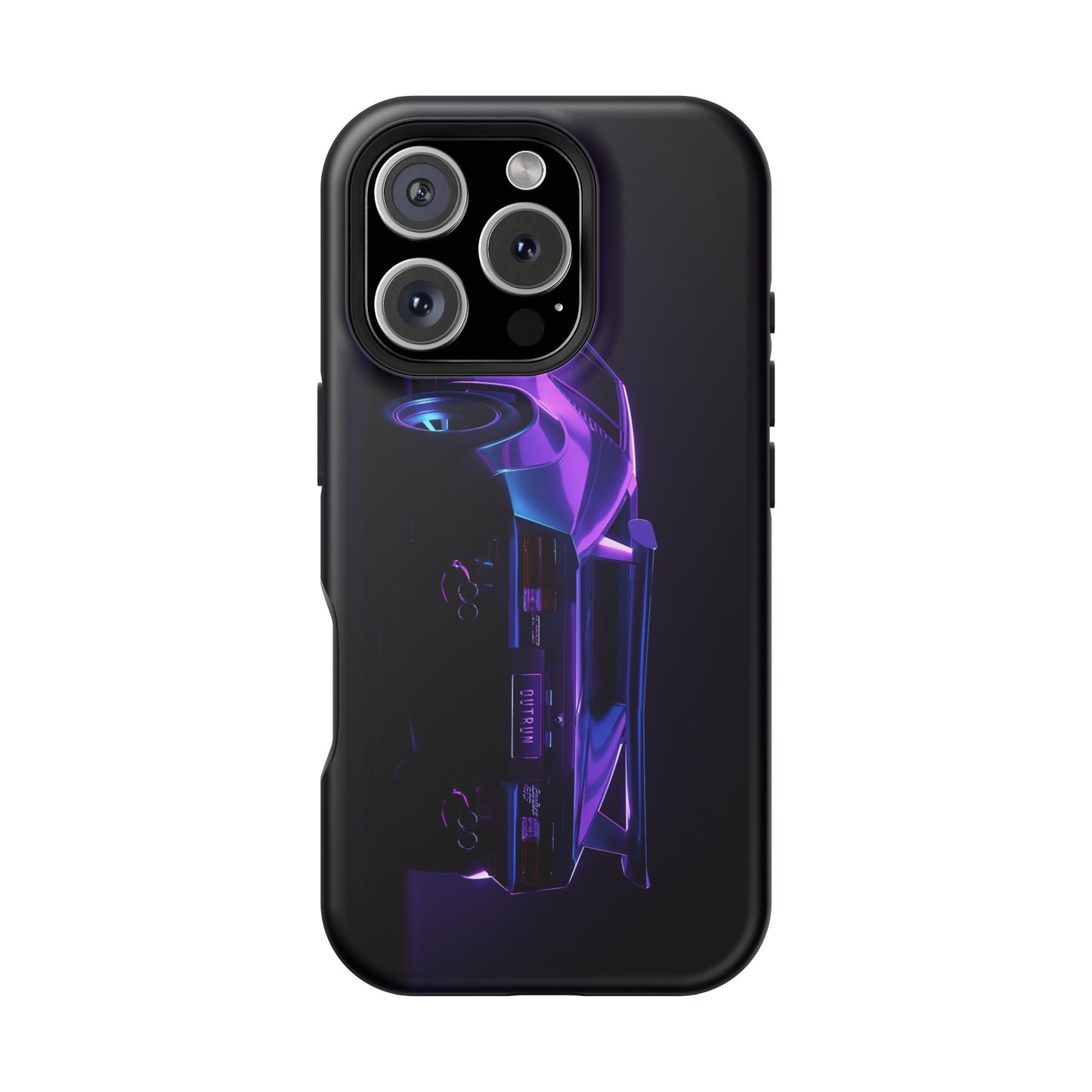 Magnetic Phone Case (Purple Future Car)