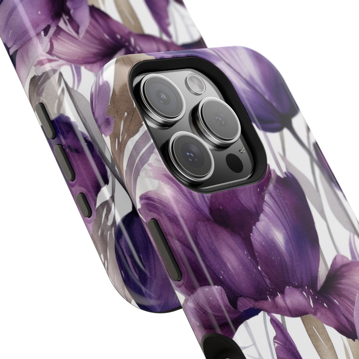 Magnetic Phone Case (Watercolor Flower)