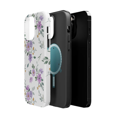 Magnetic Phone Case (Floral Pattern)