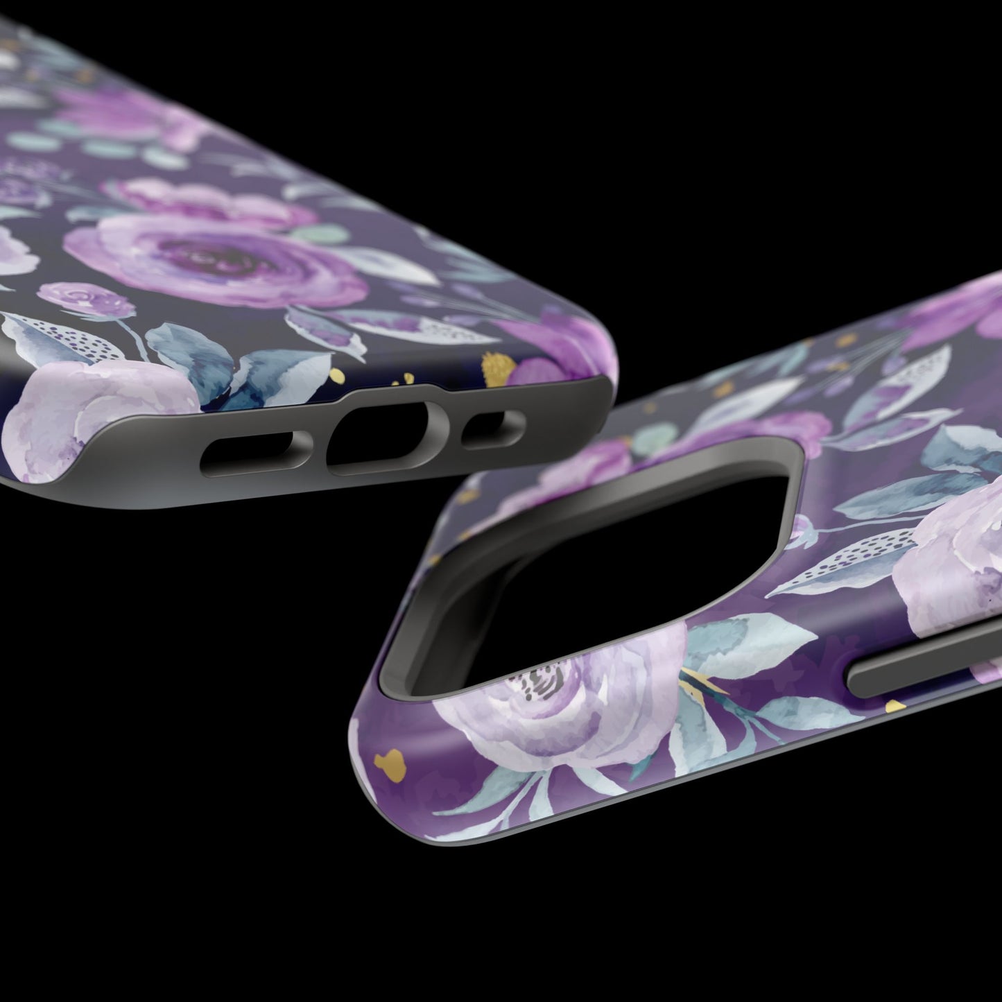 Magnetic Phone Case (Classic Floral *Special Purple Edition*)