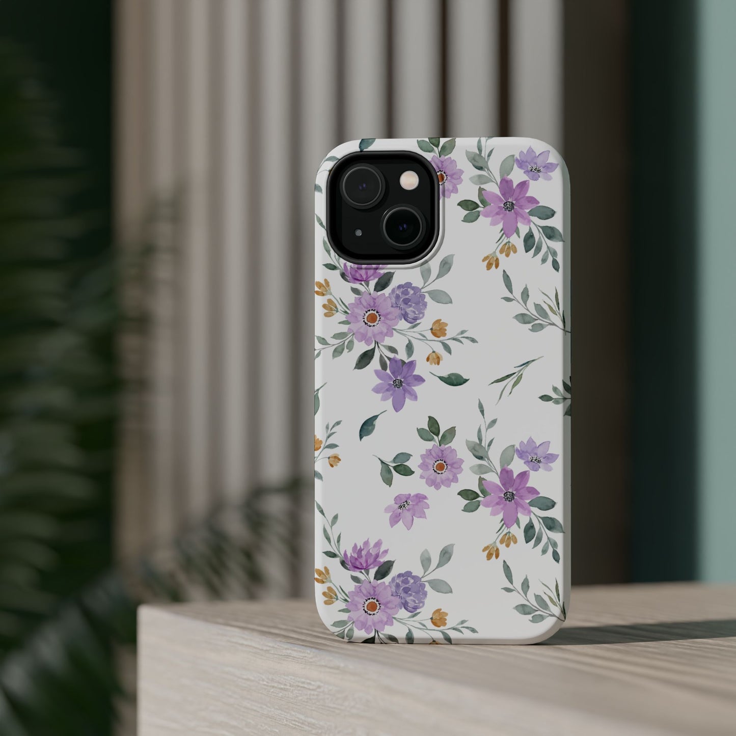 Magnetic Phone Case (Floral Pattern)