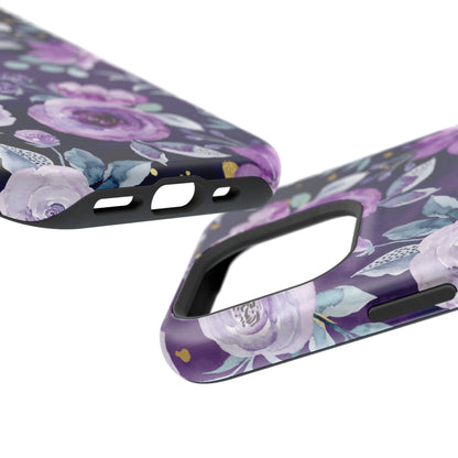 Magnetic Phone Case (Classic Floral *Special Purple Edition*)