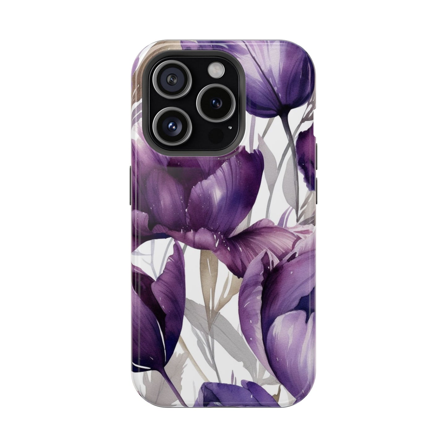 Magnetic Phone Case (Watercolor Flower)