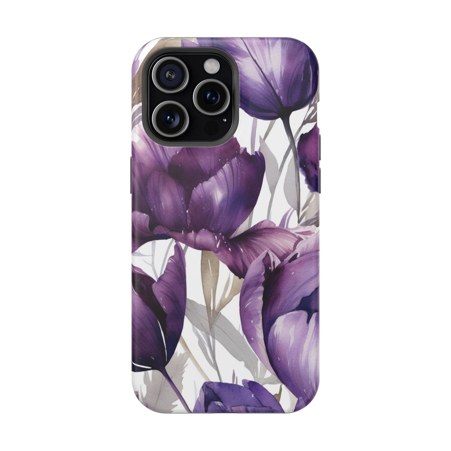 Magnetic Phone Case (Watercolor Flower)