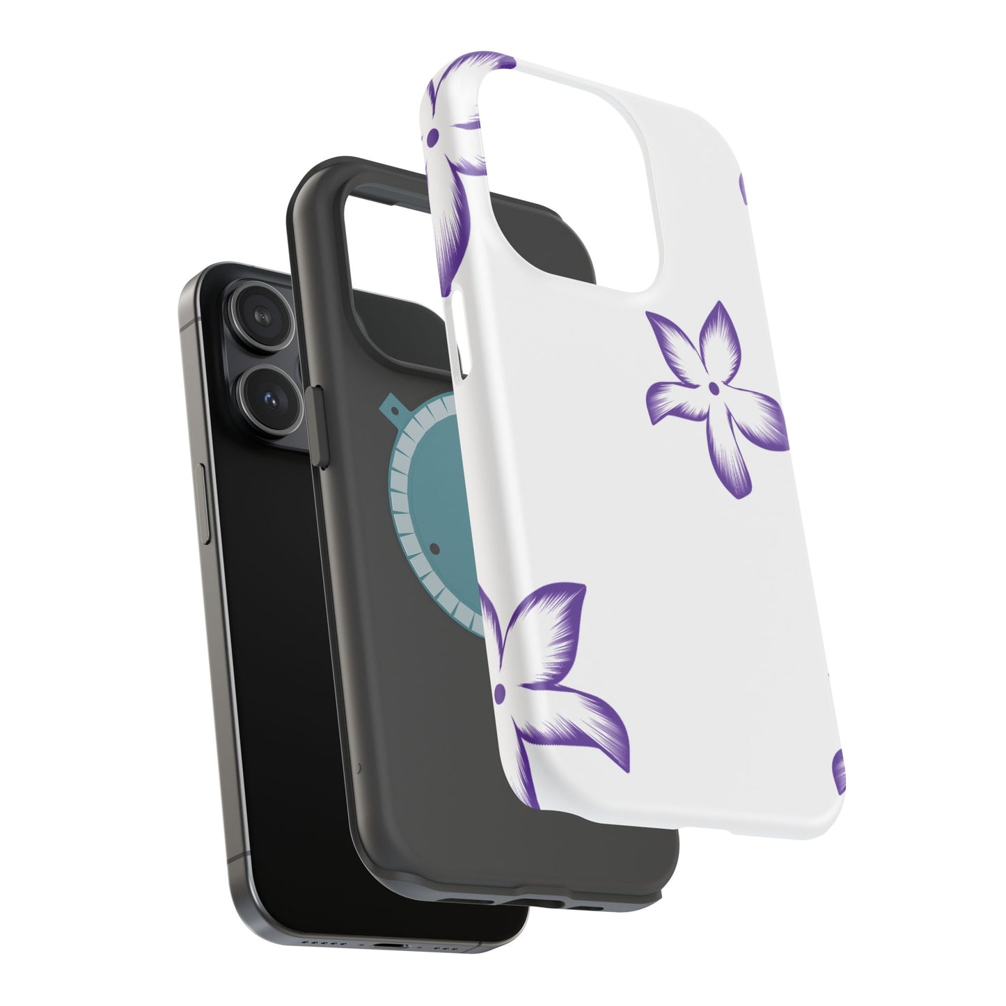 Magnetic Phone Case (Abstract Flower)