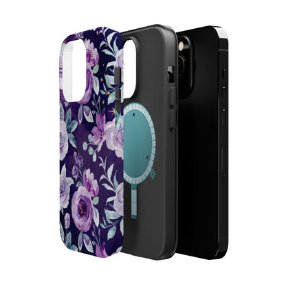 Magnetic Phone Case (Classic Floral *Special Purple Edition*)