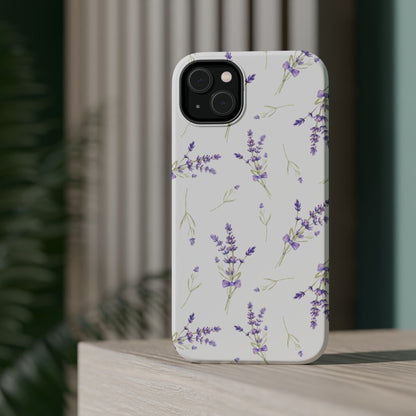 Magnetic Phone Case (Purple Lavender)