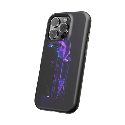 Magnetic Phone Case (Purple Future Car)