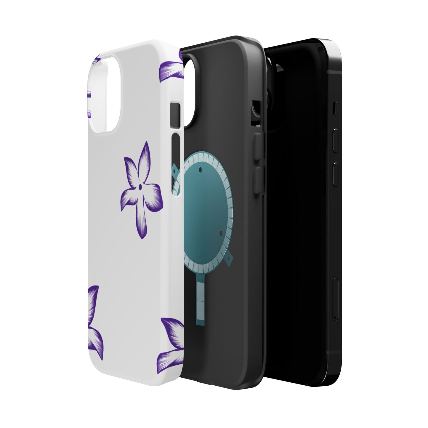 Magnetic Phone Case (Abstract Flower)