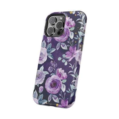 Magnetic Phone Case (Classic Floral *Special Purple Edition*)