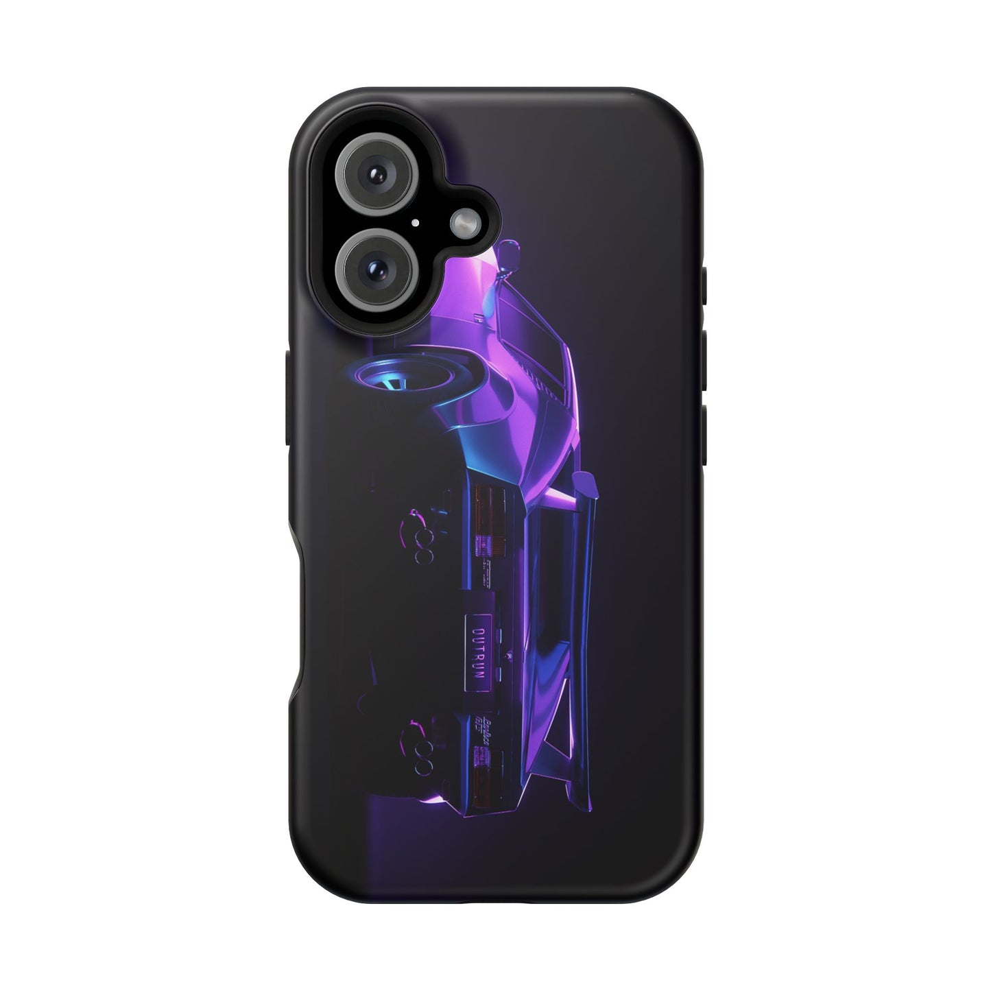 Magnetic Phone Case (Purple Future Car)