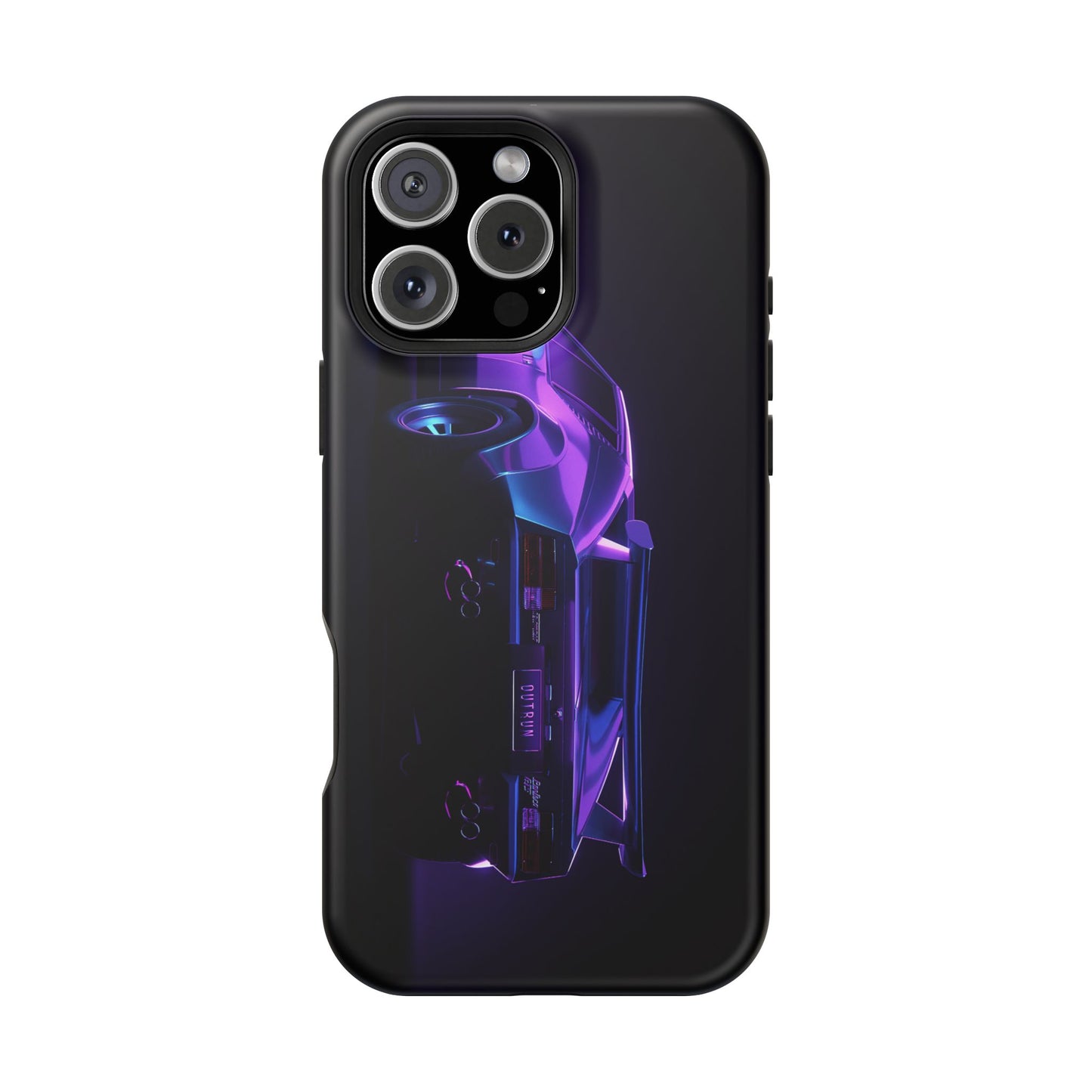 Magnetic Phone Case (Purple Future Car)